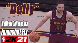 Matthew Dellavedova Jumpshot Fix NBA2K21 with Side-by-Side Comparison