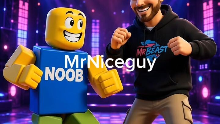 MrBeast and Noob dance MrBeast rizz