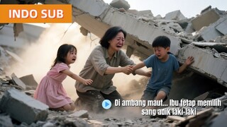 Gempa besar! Kakak perempuan dan adik laki-laki tertimbun, tapi ibu justru selamatkan si adik