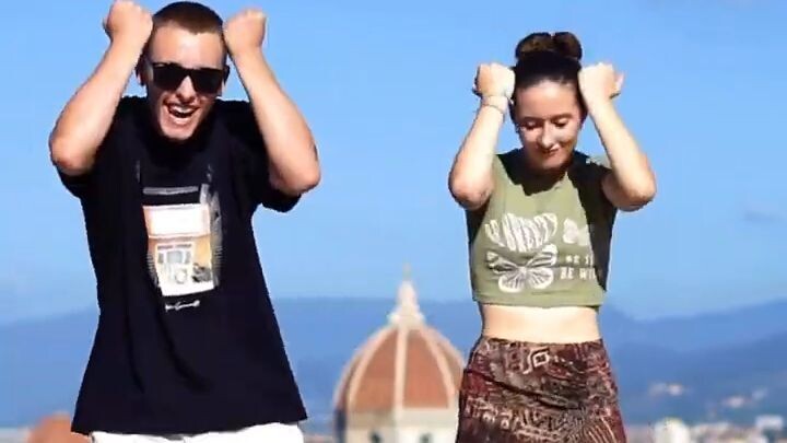 Calm down viral dance trend Afro beats - Jasmin and James #shorts