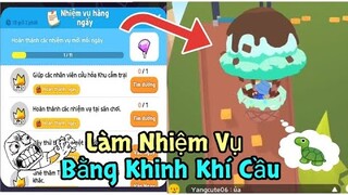 Làm Nhiệm Vụ Hằng Ngày Trong Play Together Bằng Khinh Khí Cầu Kem | Nicky Vu [Mew]