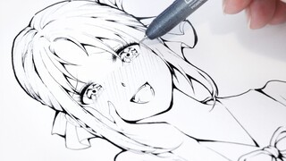 [Painting]Drawing Shinomiya Kaguya|<Kaguya-sama: Love is War>