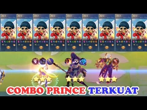 COMBO PRINCE TERBARU AUTO WIN, CEPET BANGET KAYA PAKAI COMENDER INI #mlbb #magicchess #prince