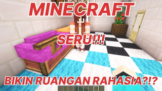 MINECRAFT - BIKIN RUANGAN RAHASIA BUAT MAIN PETAK UMPET!!! PART 2