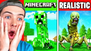 I Turned MINECRAFT MOBS REALISTIC using AI!