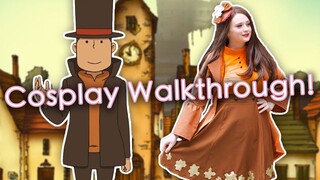 I Made a Professor Layton Cosplay! 🧩 | Cosplay Walkthrough | AnyaPanda