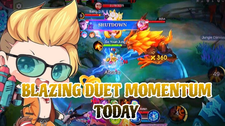 BLAZING MOMENTUM TODAY