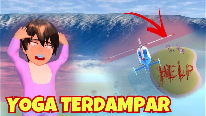 GARA GARA ILANGIN PAKET, YOGA JADI TERDAMPAR DI PULAU #sakuraschoolsimulator