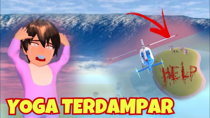 GARA GARA ILANGIN PAKET, YOGA JADI TERDAMPAR DI PULAU #sakuraschoolsimulator