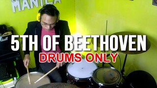 5th of Beethoven DRUMS ONLY | Blue Arjona