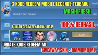 BURUAN! 3 KODE REDEEM ML TERBARU KODE REDEEM MOBILE LEGENDS HARI INI UPDATE MARET 2024