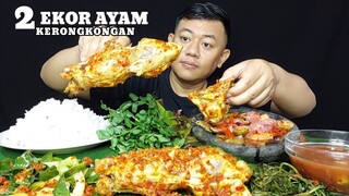 MAKAN PECAK JENGKOL PEDAS + 2 EKOR AYAM SAMBEL MERCON + TUMIS KANGKUNG + LALAPAN MENTAH