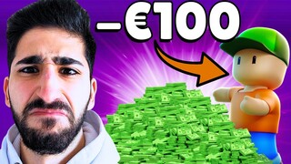 Wie viele *SKINS* ziehe ich für 100€ in Stumble Guys😱