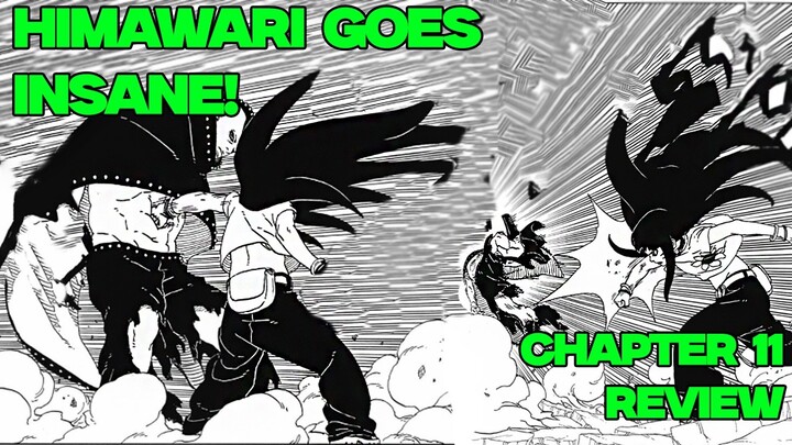 BORUTO: TWO BLUE VORTEX CHAPTER 11 REVIEW- HIMAWARI GOES BESERK!