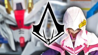 Assassin's Creed: Stealing Gundam [Stop Motion Animation]