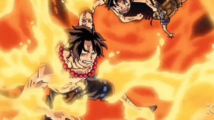 Luffy: Keterampilanku sangat hebat, aku juga bisa melindungimu. Ace: Terakhir kali aku gagal melindu