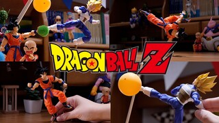 [Bảy Viên Ngọc Rồng] Stop Motion Animation 丨 Tuyển tập các pha nguy hiểm của Vegeta Goku [Hoạt hình]