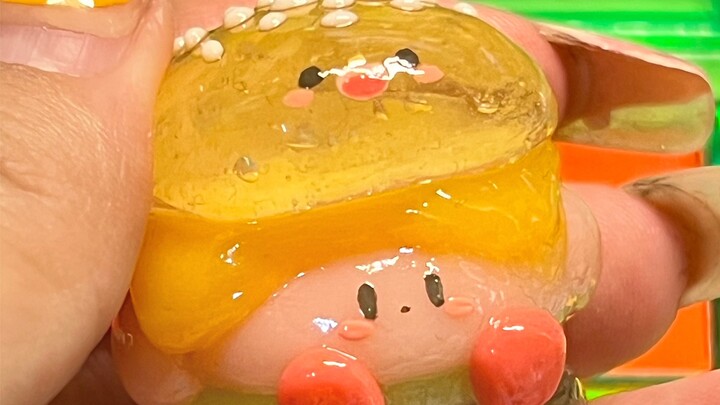 How come there’s a Pikachu stuck inside a burger?!