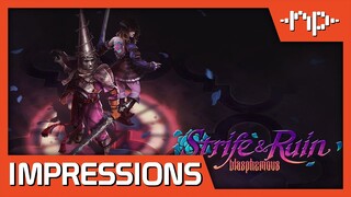 Blasphemous: Strife and Ruin Impressions - Bloodstained Platforming