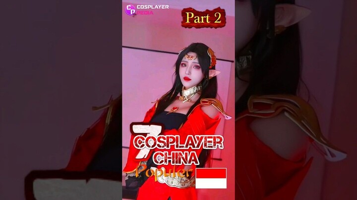 7 Chinese Cosplayer Populer Di Indonesia Part 1, Favorit Kalian Yang Mana? #shorts