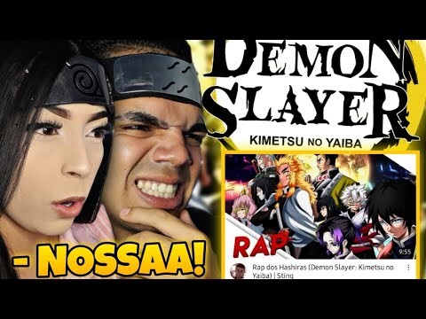 React • Rap dos Hashiras (Demon Slayer: Kimetsu no Yaiba | Sting | Pilares da Esperança Humana!🔥
