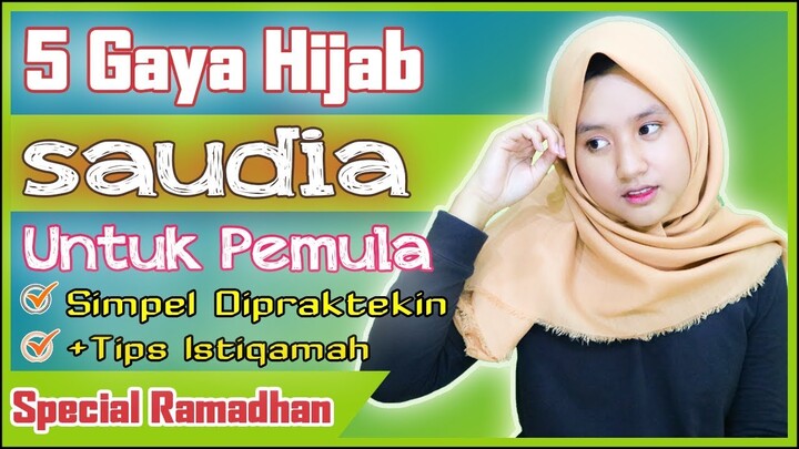 5 Gaya Hijab Segi Empat Bagi Pemula + Tips Membiasakan Berhijab Special Ramadhan