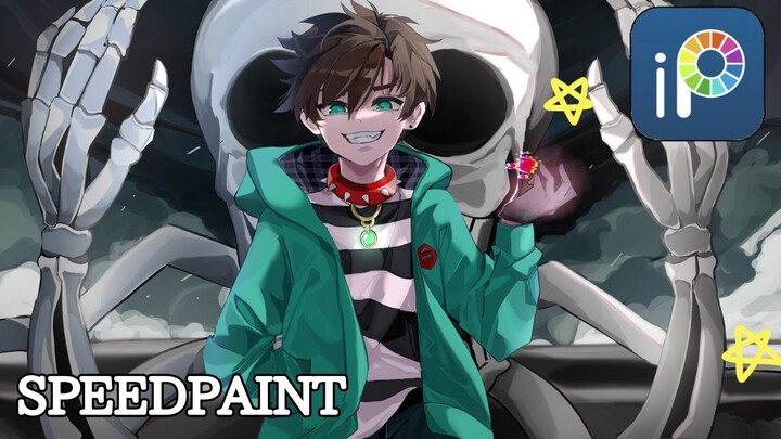 My Original Character ( Ibis Paint X )【 SpeedPaint 】