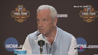 Flashback to former UNC player, Theo Pinson crashing coach Roy Williams' presser!