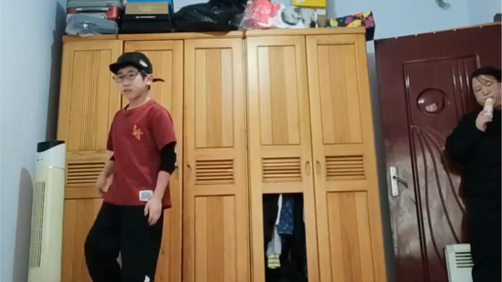 Because of his passion, he persists. The kid has superb dancing skills, and this set of moves is ama