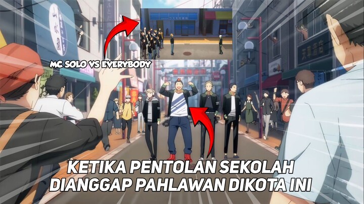 DIANIME INI BERANDALAN DIANGGAP SEBAGAI PAHLAWAN||REVIEW ANIME FIGHT ANTI KAKU KAKU WAYANG TOKREV