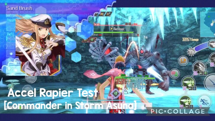 SAOIF: Test Accel Rapier- [Commander in Storm Asuna]