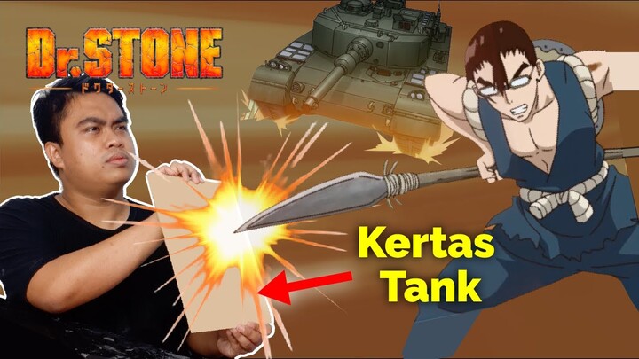 Membuktikan Perisai Kertas untuk Tank di Anime Dr Stone! (Episode 5 Season 2)
