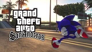 GTA San Andreas - Sonic The Hedgehog MOD