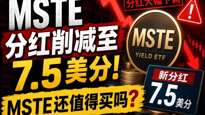 MSTE 分红削减至 7.5 美分！MSTE 还值得买吗？