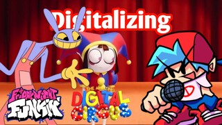 Digitalizing, FNF VS Boyfriend VS Pomni & Jax | The Amazing Digital Circus/Funkin