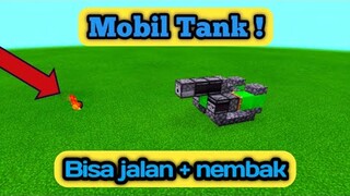 Cara Membuat Tank Bisa Jalan Dan Nembak Di Minecraft