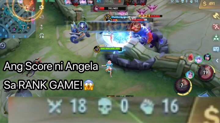 18/0/16 score ni Angela sa Rank Game!😱