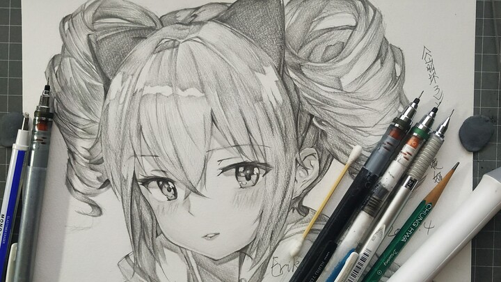 [Must-See Tips Belajar Menggambar Anime dengan Pensil!] Episode 4: Ajarin Cara Bikin Wajah Imut Tamp