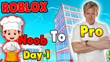 Becoming Top Restaurant in Roblox My Restaurant (Day1)