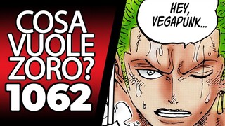 ONE PIECE 1062 (COMMENTO): ZORO COSA VUOLE DA VEGAPUNK? LA CP0 SI METTE ANCORA IN MEZZO