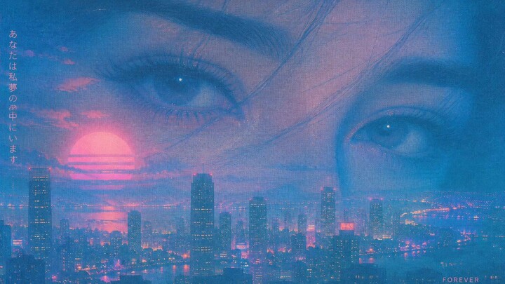 Your Eyes 💗 | Romantic Vaporwave Love Song | Neon Nights