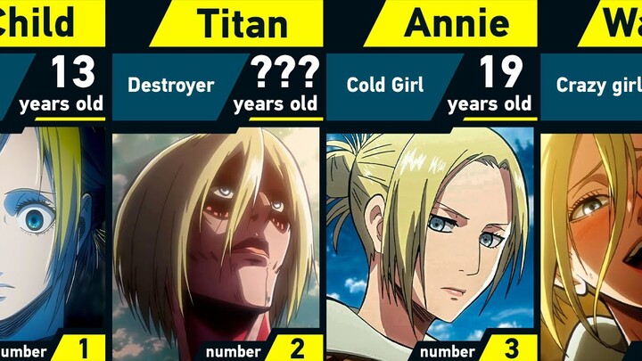 Evolution of Annie Leonhart | Attack on Titan