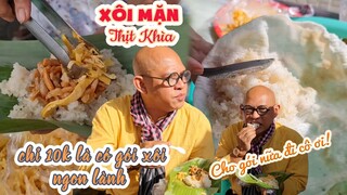 Color Man NO CĂNG BỤNG vì ăn lần 2 món XÔI MẶN THỊT KHÌA và XÔI DỪA NGỌT ở Trà Vinh!| Color Man Food