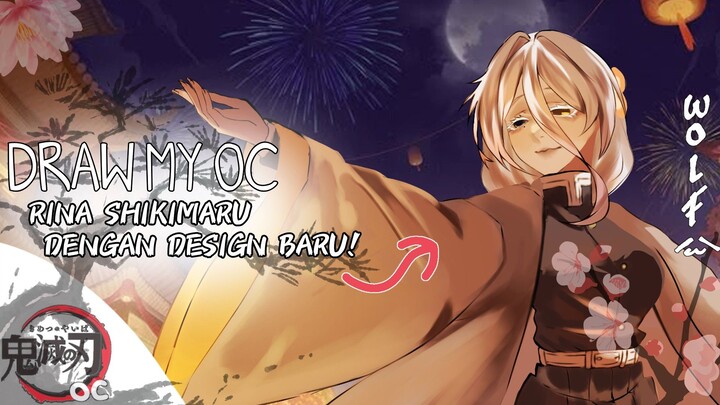 DRAWING MY OC || DESIGN BARU MY WAIFU 🐺