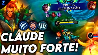 CLAUDE ANTES DO REVAMP DA SKIN ÉPICA - CLAUDE GAMEPLAY | Mobile Legends