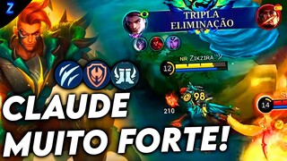 CLAUDE ANTES DO REVAMP DA SKIN ÉPICA - CLAUDE GAMEPLAY | Mobile Legends