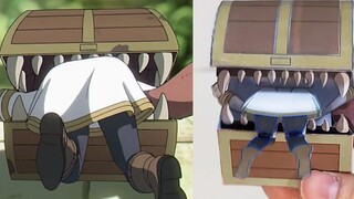 [Movable Paper Model] Teach you how to make Fulilian Treasure Box Monster! (with parts drawings