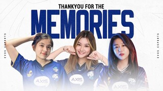 Thank You For The MEMORIES - Sharon, Shannon, Aiko