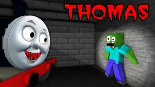 Monster School : THOMAS THE TRAIN HORROR CHALLENGE - Minecraft Animation
