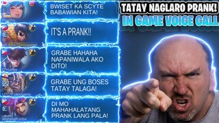 TATAY KO NAGLARO NG ML PRANK!